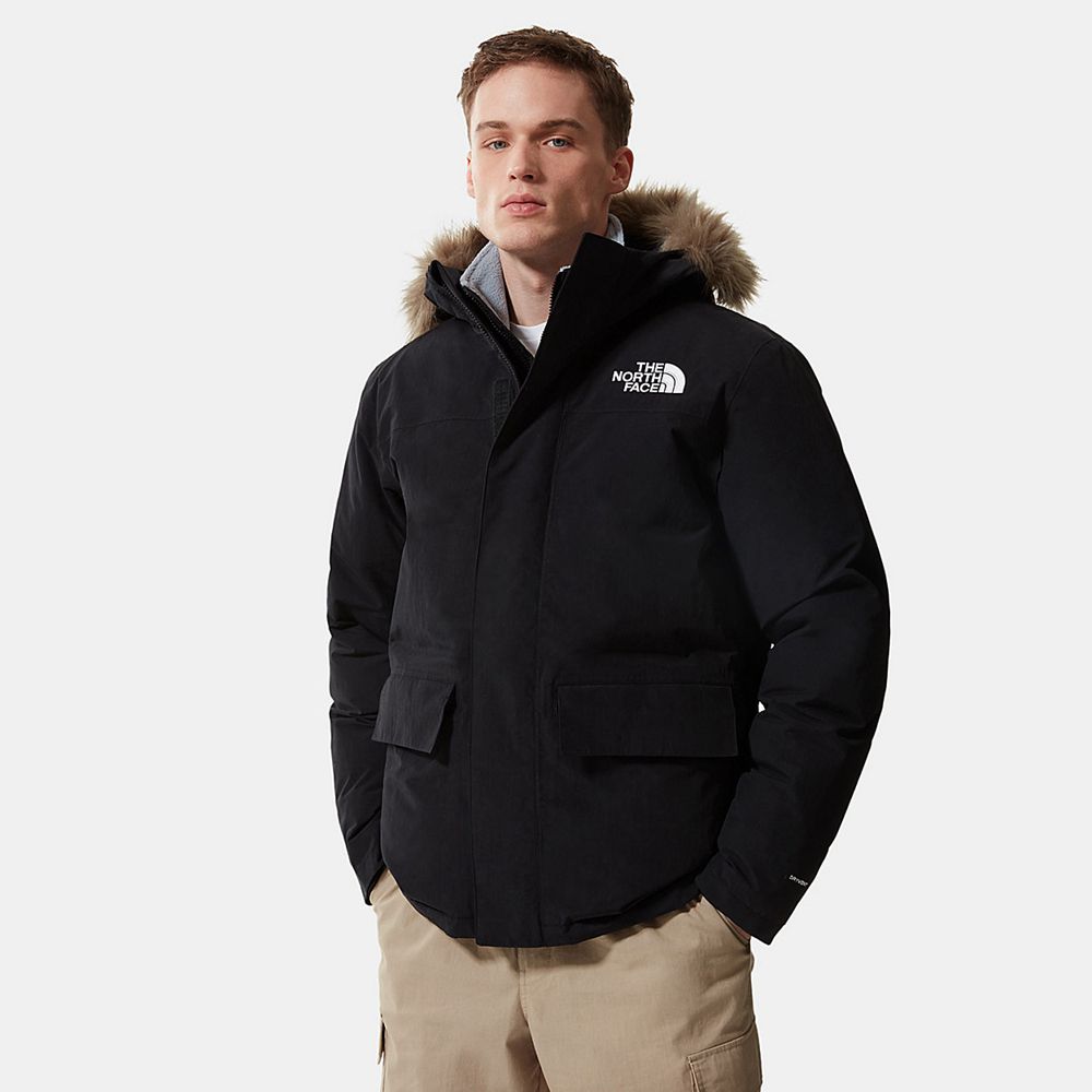 The North Face Parka Mens Australia - The North Face Arctic Black Dryvent (JCN-137064)